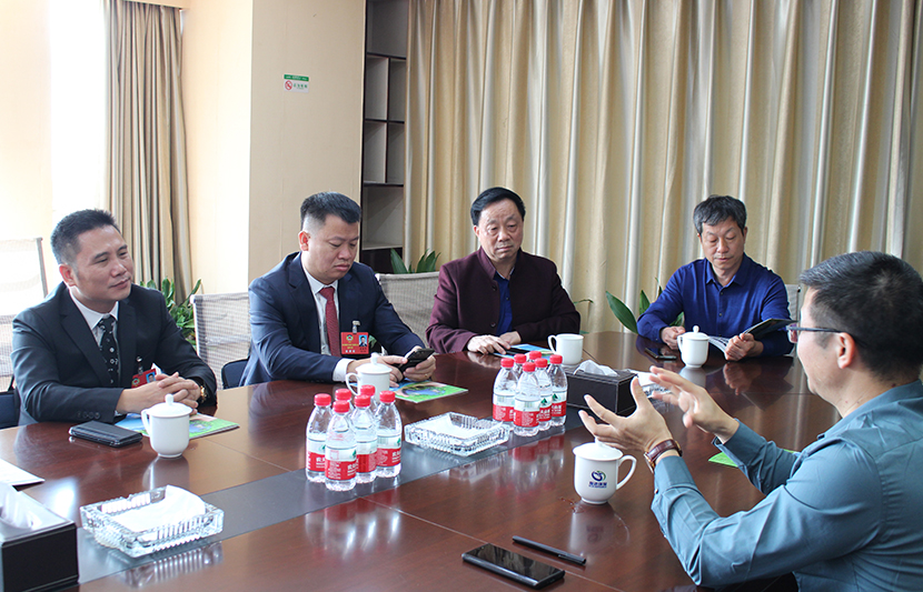 熱烈歡迎東莞市江西商會(huì)會(huì)長劉嘉等一行蒞臨挺進(jìn)環(huán)保指導(dǎo)工作